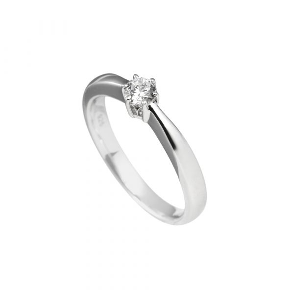 Diamonfire Solitär-Ring Silber (925)