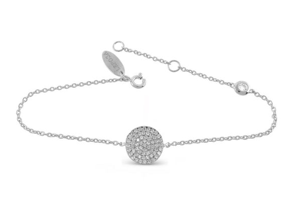 Armband mit Scheibe & Zirkonia