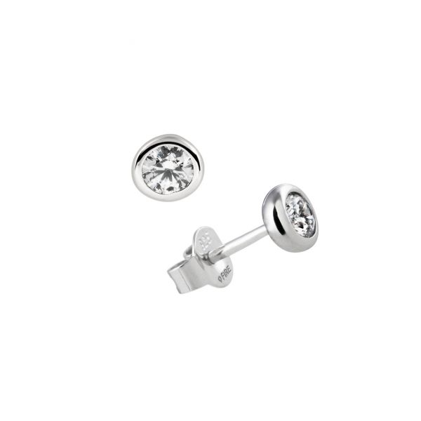 Diamonfire Solitär-Ohrstecker (925)
