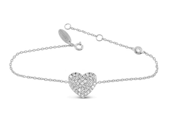 Armband mit Herz & Zirkonia