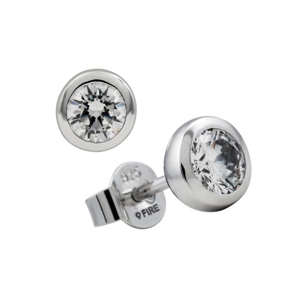 Diamonfire Solitär-Ohrstecker (925)