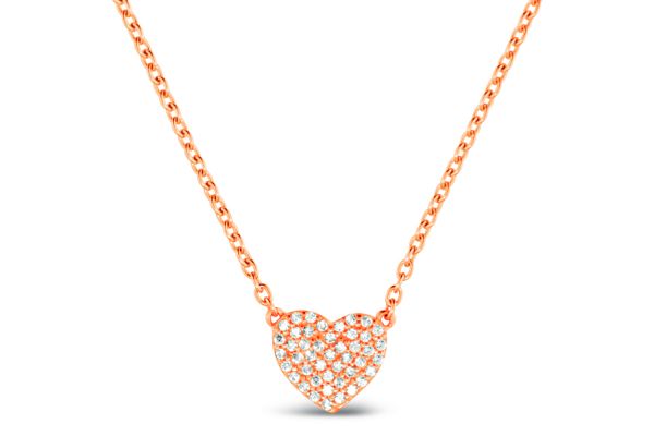 Collier mit Herz und Zirkonia