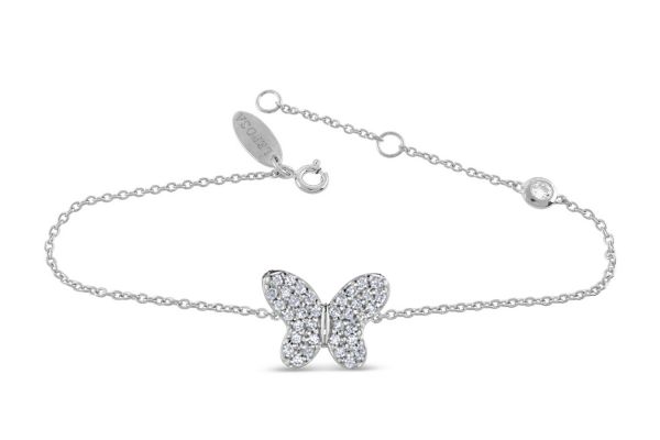 Armband mit Schmetterling & Zirkonia
