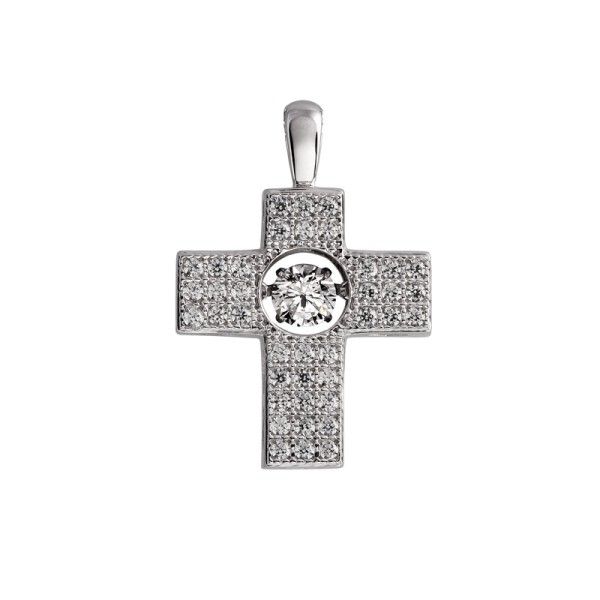 Diamonfire Kreuz (925)