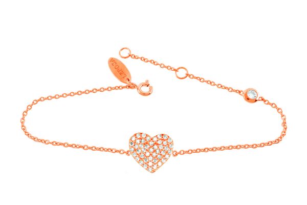 Armband mit Herz & Zirkonia