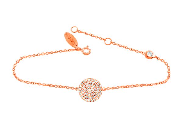 Armband mit Scheibe & Zirkonia