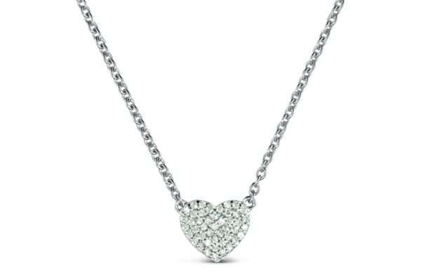 Collier mit Herz und Zirkonia