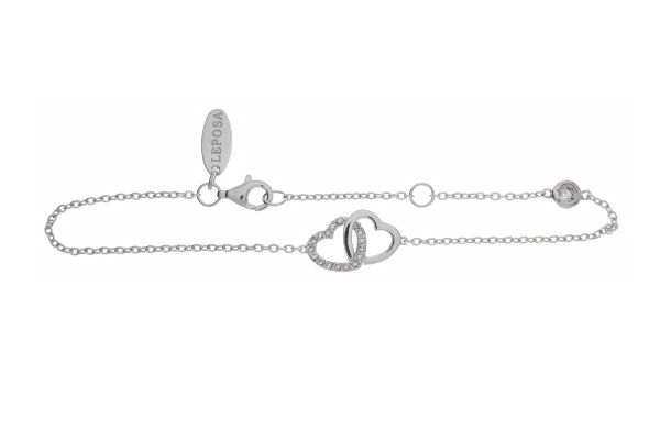 Armband mit Herzen & Zirkonia