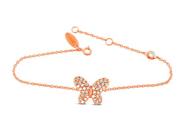 Armband mit Schmetterling & Zirkonia